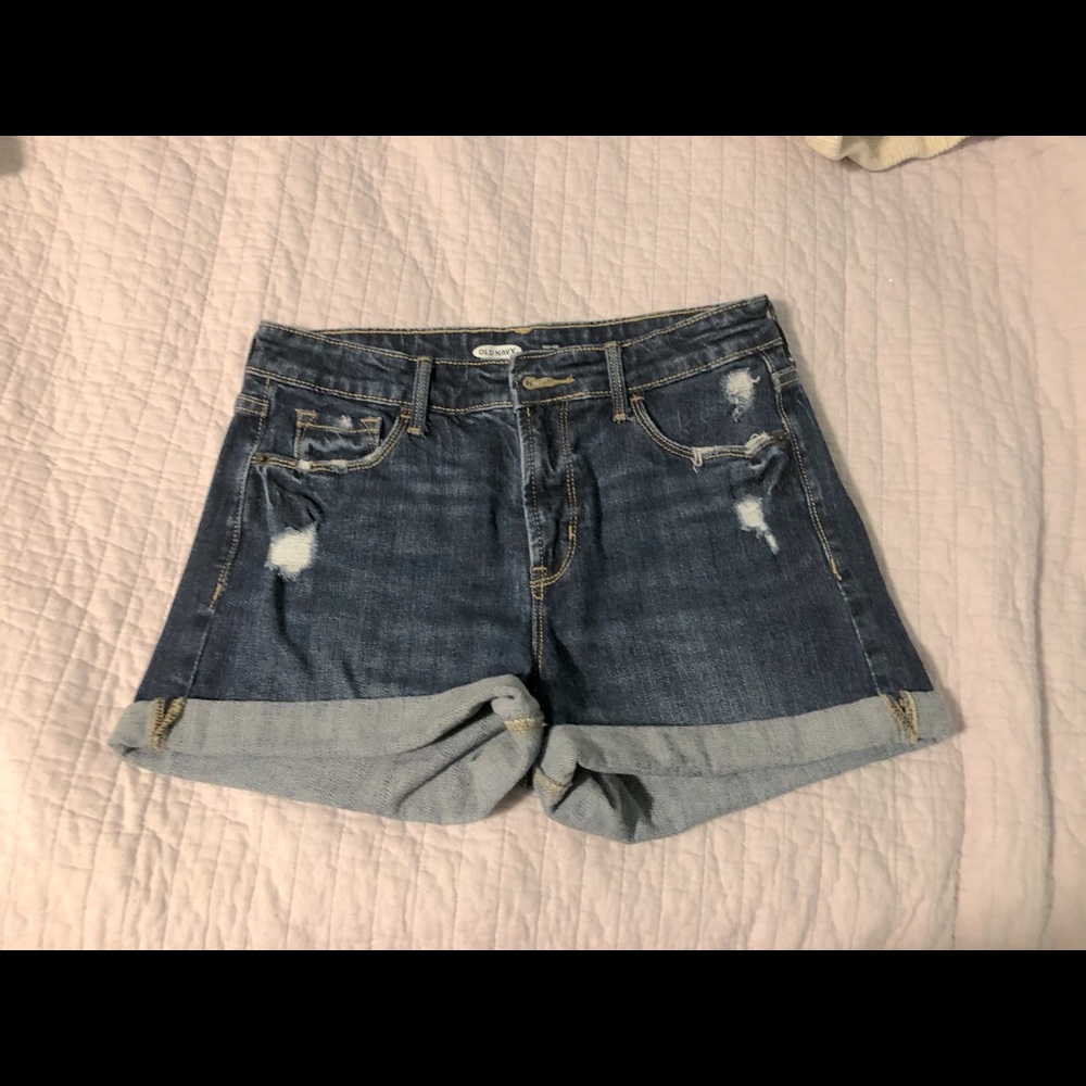 Old Navy jean shorts.